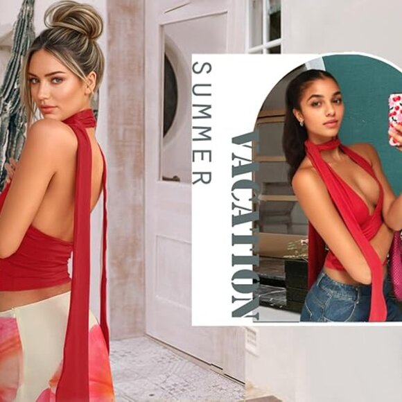 OZICERD Black Triangle String Bikini Set Swimsuit bathing suits | Large | New - Picture 9 of 9